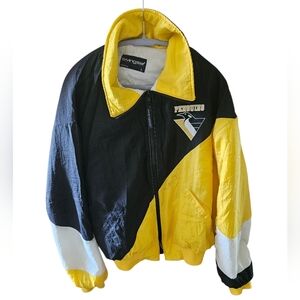 Vintage Penguins Colorblock Jacket Large Windbreaker 90s Swingster CL0047